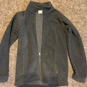 Columbia grey zip up size L